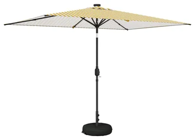 Obrázok produktu pre Záhradný slnečník so svetlami LED 200 x 300 cm Polyester