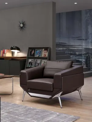 Immagine prodotto di Poltrona Club Lounge Design Poltrona Imbottita Divano 1 Posto Arredo Ufficio Nuovo