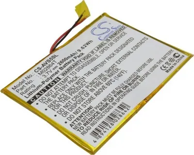 Produktbild von TECHTEK Akku Kompatibel mit [Archos] 5 60GB Ersetzt M02864T