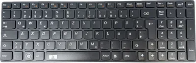Obrázok produktu pre GERMAN - Čierna klávesnica Klávesnica kompatibilná s Lenovo Ideapad P580, P580A