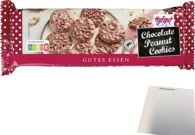 Produktbild von Hofgut Chocolate Peanut Cookies (150g Packung) + usy Block
