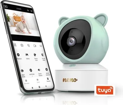 Produktbild von Neno ivo – drehbares Video-Babyphone mit kabellosem Empfänger