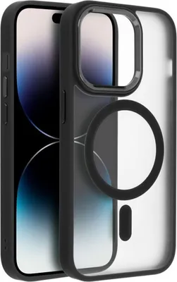 Zdjęcie produktu dla Matowe etui MagSafe Cover kompatybilne z iPhone 16 Plus Czarny
