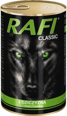 Produktbild von Dolina Noteci Rafi Classic mit Wild und Karotten - Nassfutter für Hunde 1240 g