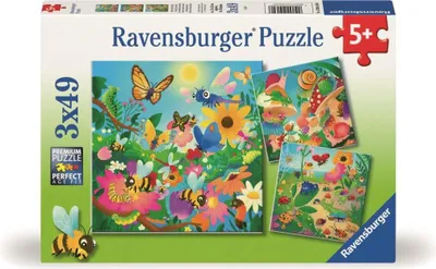 Produktbild von RAVENSBURGER Puzzle Insektenkammern 3x49 dlks