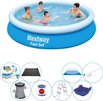 Zdjęcie produktu dla Basen z akcesoriami - Bestway Fast Set 366x76 cm okrągły