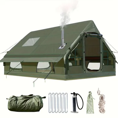 Produktbild von Militärunterkunft - Aufblasbares Zelt - Campingzelt - Gruppenunterkunft - Festivalzelt - Verbessertes Zelt, 3x4 Meter