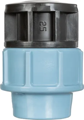 Produktbild von HOLZBRINK 5x Verschlussstopfen 1" 25mm praktisches Endstück zum Verschluss des Verlegerohrs, Material: PP, HBZ-07