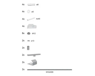 Obrázok produktu pre RAVAK: Panelkit Rosa universal, B23000100N