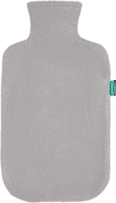 Produktbild von Sensiplast Wärmflasche Germany - mit Fleece Bezug Hellgrau