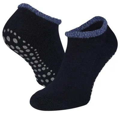 Produktbild von Antirutsch Wollpantoffelsocken – Marine – 43-46