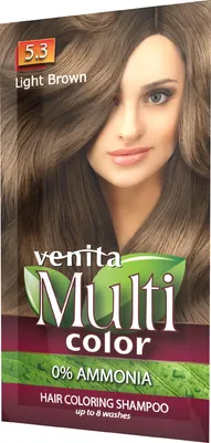 Obrázek produktu pro Venita MultiColor Szampon koloryzujący 5.3 Jasny Brąz, 40g