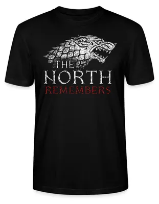 Produktbild von Spreadshirt Game Of Thrones The North Remembers Uni Bio T-Shirt, XXL, Schwarz