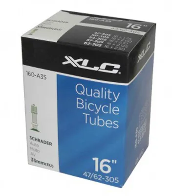 Produktbild von Xlc 35 Mm Fahrradschlauch Schwarz 16´´ / 1.75-2.125 Schwarz 16´´