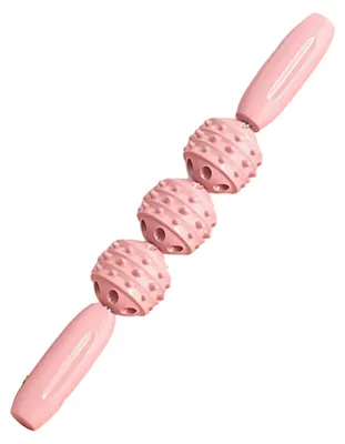 Produktbild von Muskelroller für Sportler, 3/4 Rollen, Tiefengewebsmassage-Stick, Werkzeug zur Bein- und Rückenregeneration, Faszienrolle gegen Cellulite und Muskelkater