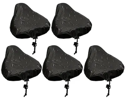 Produktbild von 5er Set Fahrradsitz Regenschutz, wasserdicht und staubdicht, langlebige universelle Satteldecke für Außenbereich 24x27cm