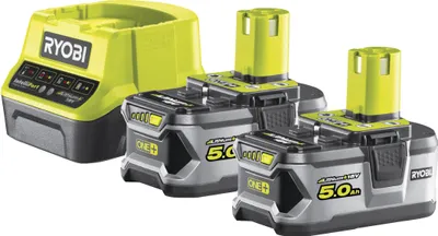 Produktbild von Ryobi RC18120-250 Ladegerät mit Akku 2x5Ah 18V Li-Ion 4892210152183
