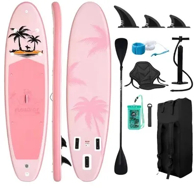 Image de Planche de stand-up paddle gonflable, surface antidérapante, modèle SUPFW37B