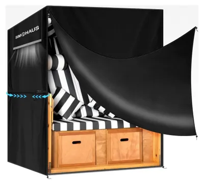 Produktbild von Wasserdichte Schutzhülle für Strandkorb XXL - Winterfest und UV-beständig