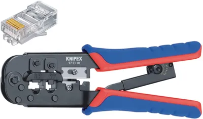 Produktbild von Crimpzange 97 51 10 SB (blau/rot, RJ-11/12 und RJ-45-Stecker)