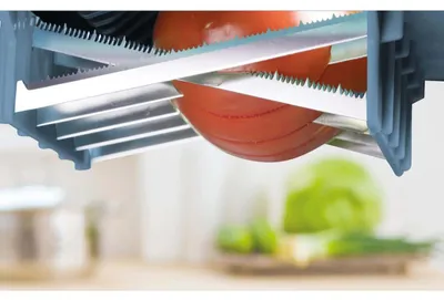 Produktbild von Genius Nicer Dicer Fun Croco 14tlg grün Gemüseschneider