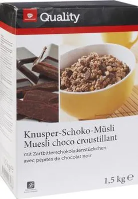 Zdjęcie produktu dla Musli czekoladowe TGQ 1,5 kg
