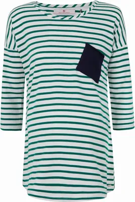 Produktbild von Umstandsbluse Streifen Grün - Bellybutton Maternity