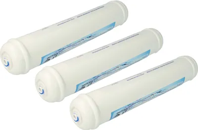 Produktbild von vhbw 3x Wasserfilter Filterkartusche Filter kompatibel mit LG GSP325NSCV, GSL545WBQV, GSP325PZCV, GSP325PVCV, GSP325WBCV, GSP545NSQV Kühlschrank