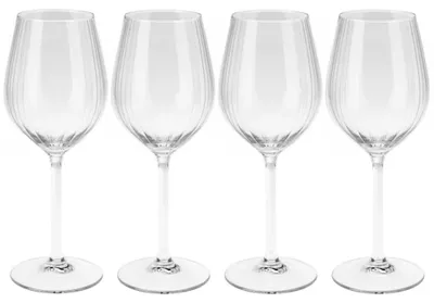 Image de Verres à vin - Lot de 4 - 380 ml - Verre - Multicolore