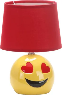 Produktbild von Luxus - Tischlampe Kids - Gelb - Love - H26xØ18 - Armatur E14 - Keramik