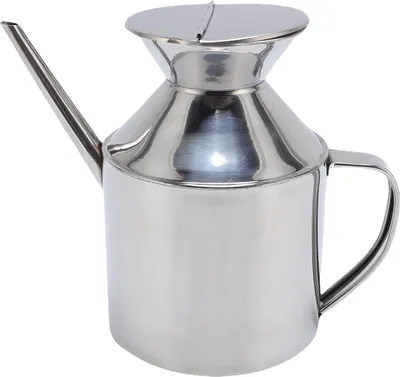 Produktbild von Olivenöl-Spenderdose, Edelstahl, langer Ausguss, auslaufsicher, leicht zu reinigen, präzises Ausgießen für Essig, Sojasauce, 800 ml