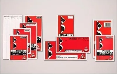 Produktbild von PIATNIK 299193 - Spielblock Bridgeblock groß