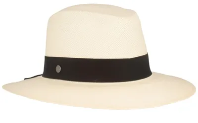 Feiner Original Damen Panamahut Schleife hinten UV 50+ von Hut-Breiter in weiß