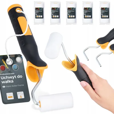 Produktbild von TRCR Schaumstoff-Farbwalzen Set für Möbel und Lackierung