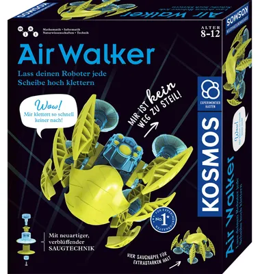 Immagine prodotto di KOSMOS Experimentierkasten Airwalker, Roboter, Baukasten, Expermiente, ab 8 Jahren, 620752