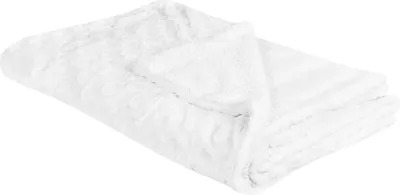 Obrázok produktu pre BELIANI Prikrývka na posteľ krémová biela 150 x 200 cm jemná mäkká deka doplnky do spálne