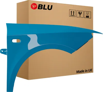 Obrázek produktu pro BLU Blatník náhrada pro Seat Ibiza IV 4 6J LW5N Pravý Modrý BlauAlor | 2008-2017 | Přední | Lakovaný | Připravený k montáži