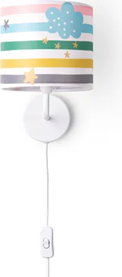 Produktbild von Nachttischlampe Schlafzimmer Tischleuchte Bunt Wandlampe Schlafzimmer Regenbogen