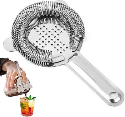 Imagen del producto de Colador de acero inoxidable, de 16,5 x 10 cm, para la cocina