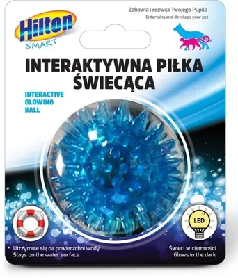 Produktbild von Hilton smart interaktywna piłka świecąca 5cm dla kota/psa