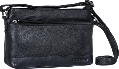 Produktbild von ROYALZ Echtleder Vintage Handtasche Damen Umhängetasche "Minnesota" Moderne Schultertasche Leder klein Lederhandtasche Elegant Clutch Tasche