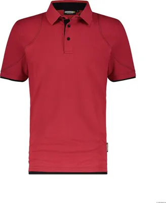 Produktbild von Dassy Poloshirt Orbital 710011 COSPA46 Gr. M rot/schwarz
