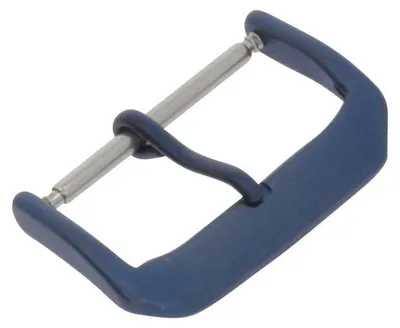 Produktbild von Happel Dornschließe passend für Apple Watch Armbänder, blau aluminium, 20mm