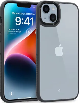 Productafbeelding van Caseology Skyfall telefoonhoesje voor iPhone 14 Plus - Zwart, mat