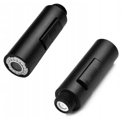 Image de Garmand Forio Embout de Robinet Cuisine Noir