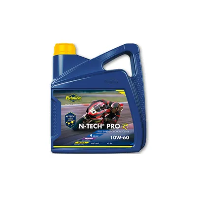 Immagine prodotto di Olio motore Putoline N-TECH® PRO R+ 10W-60 4T tanica da 4 litri / API SN, JASO MA2 completamente sintetico