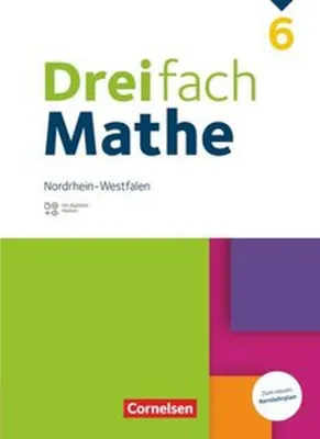 Produktbild von Dreifach Mathe 6. Schuljahr - Nordrhein-Westfalen - Schülerbuch