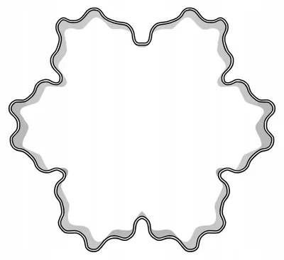 Obrázek produktu pro EkoForemki Forma na cukroví Sněhová vločka pro perníčky 5.6 cm