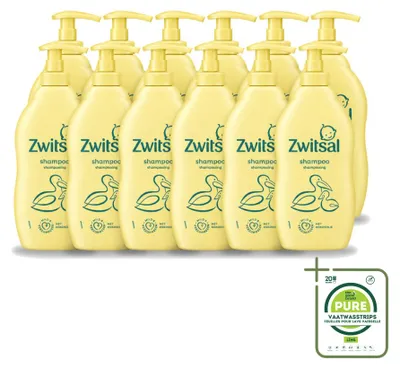 Produktbild von 12 x Zwitsal Babyshampoo Mild & Pflegend - 400 ml - Großpackung - 12 Stücke