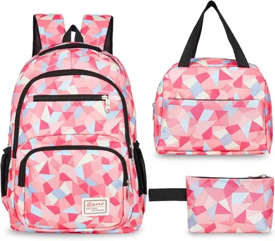 Productafbeelding van Schoolrugzak set voor kinderen, waterdichte rugzak met lunchtas en etui